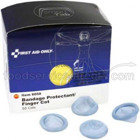 COTS FINGER FIRST AID KIT BLUE 50 PACK 1-50 COUNT