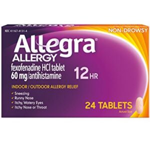 Allegra Adult Allergy 60 Mg 12 Hour, 24ct