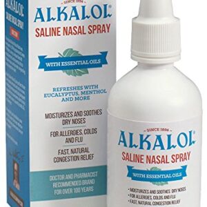 Alkalol Solution Saline Nasal Spray, 1.69 oz