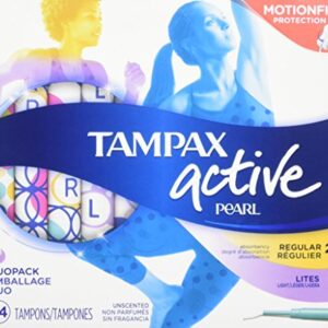 TAMPAX PEARL ACTIVE DUO 6-34 COUNT