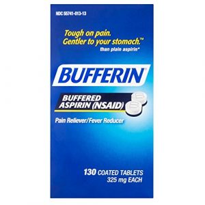 Bufferin Req Aspirin Tablets 130 Tabs