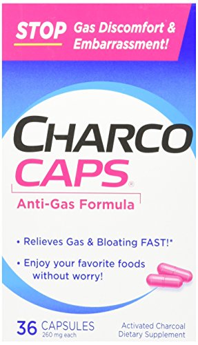 CHARCOCAPS ANTI-GAS DIETARY SUPPLEMENT 36CT CAPS