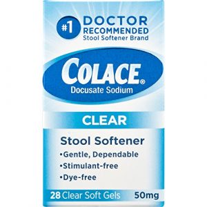 Colace Clear 50mg Softgels 28CT