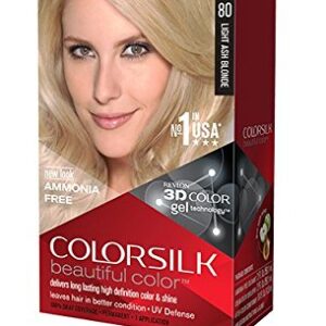 Revlon ColorSilk Hair Color 80 Light Ash Blonde 1 EA