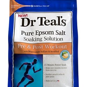 Dr Teal's Epsom Salt Soaking Solution, Pre & Post Workout, 3lbs