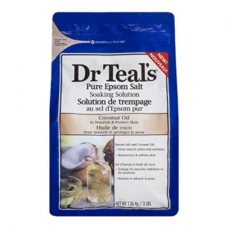 Dr Teals Mineral Soak Bath Salts, Coconut Oil, 3 lbs