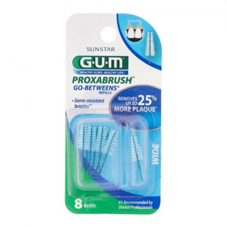 G-U-M Proxabrush Refills for Wide Tooth Spaces, Tapered, 614RG
