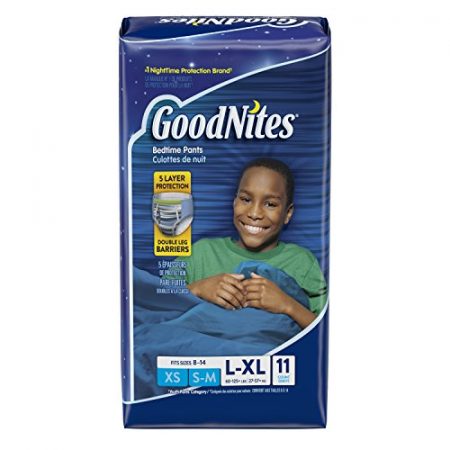 GoodNites Bedtime Youth Underwear for Boys, Large-XLarge, 11 Ct