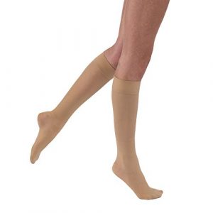 JOBST Medical LegWear Knee High 20-30 mmHg Ultra Sheer Medium Silky Beige 1 PR