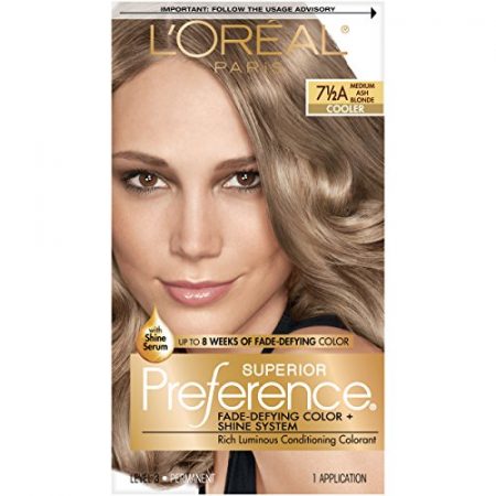 L'Oreal Superior Preference - 7-1/2A Medium Ash Blonde (Cooler) 1 EA