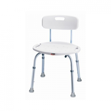 Carex Health Brands B65877 Bath And Shower Seat With Back
