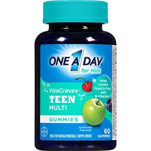 One A Day Vitacraves Teen for Him, 60 Count