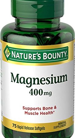 Nature's Bounty Magnesium 400 mg, 75 Softgels