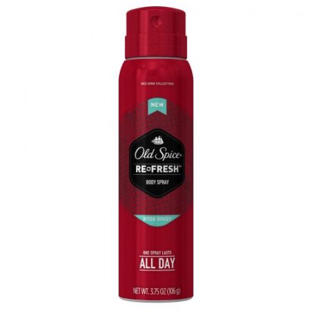 Old Spice Red Zone Pure Sport Men's Body Spray, 3.75 oz