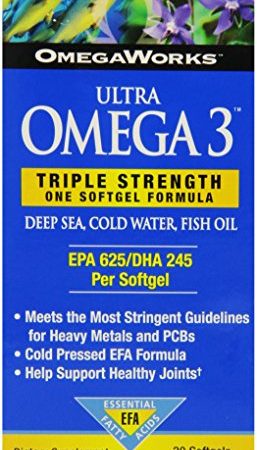 OmegaWorks Ultra Omega 3 Softgels - 30's