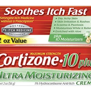 Cortizone-10 Plus Ultra Moisturizing Cream, 2 Ounce