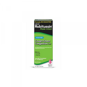 Robitussin Adult Cough + Chest Congestion DM Liquid Sugar-Free 4 OZ