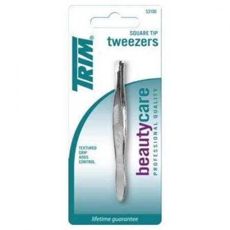 Trim Tweezr Square Size Ea Trim Square Tip Tweezers 53100 1ct