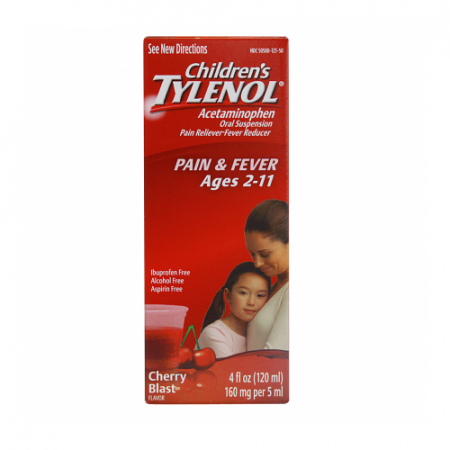 Tylenol Children's Pain Reliever Syrup, Cherry Blast, 4 oz