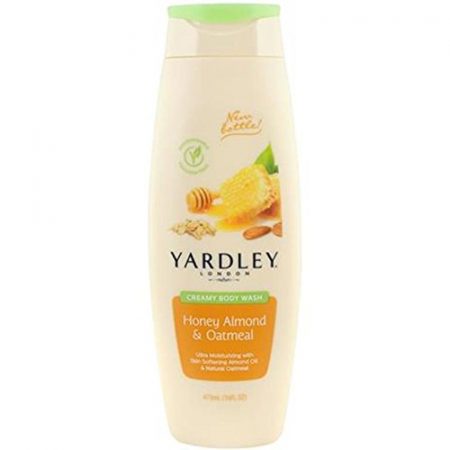Yardley Creamy Body Wash Honey Almond & Oatmeal, 16 Ounce