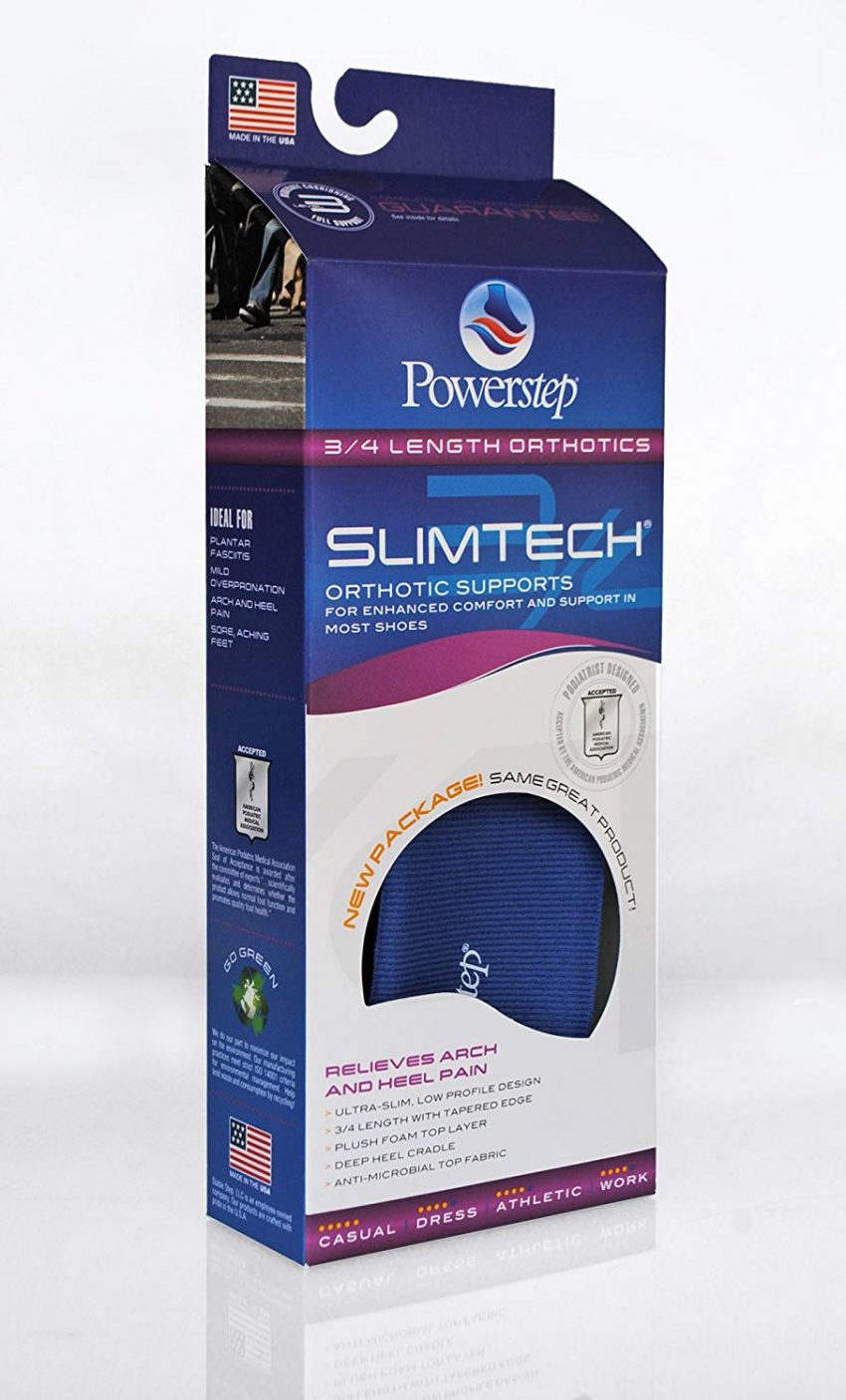 POWERSTEP SLIMTECH INSOLE D M 10-10.5 W 12-12.5