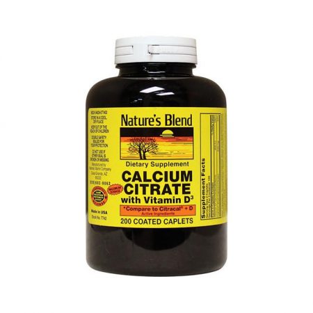 Calcium Citrate with D3 200 Cplts