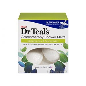 Dr Teal's Aromatherapy Shower Melts, Eucalyptus & Spearmint, 4 Melts, 0.8 oz