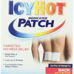 Icy Hot Extra Strength Medicated Patch,10cm X 20 cm, 5 ct