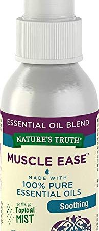 Nature's Truth Soothing Muscle Ease Mist Spray,2.4 Oz