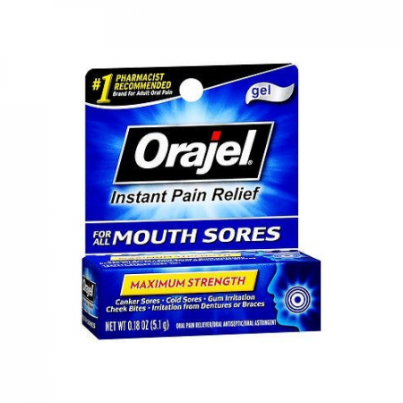 ORAJEL MOUTH SORES AID 7115 3/16oz by CHURCH & DWIGHT COMPANY