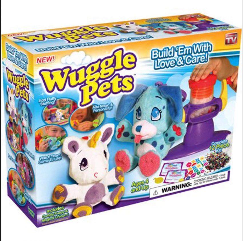 Wuggle Pets complete 12 piece kit cuddly puppy & magical unicorn