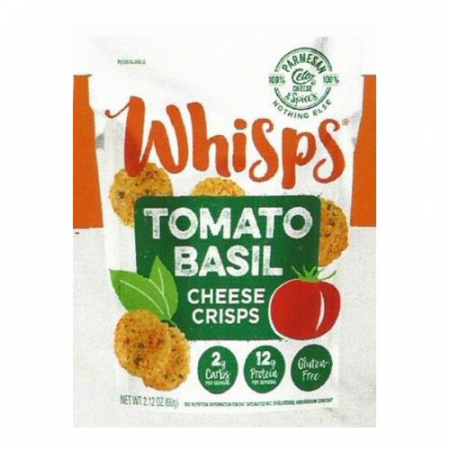 TOMATO BASIL PARMESAN CHEESE WHISPS 12-2.12 OUNCE