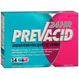 Prevacid 24 HR Acid Reducer Capsules - 14 CP