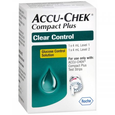 ACCU-CHEK Compact Plus Glucose Control Solution - 1 EA