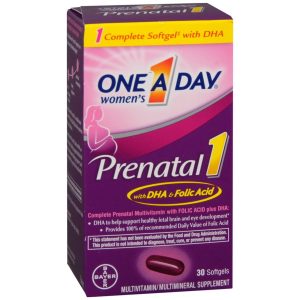 One A Day Women's Prenatal 1 Multivitamin/Multimineral Supplement Softgels - 30 CP