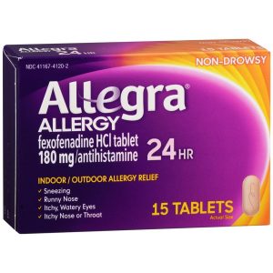 Allegra Allergy 24 Hr Tablets - 15 TB
