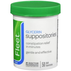 Fleet Glycerin Suppositories Adult - 50 EA