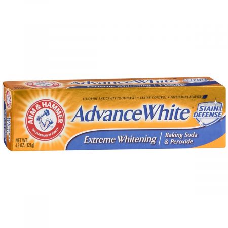 ARM & HAMMER Advance White Toothpaste Extreme Whitening Baking Soda & Peroxide - 4.3 OZ