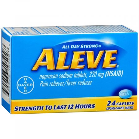 Aleve Pain Reliever/Fever Reducer Caplets - 24 CP