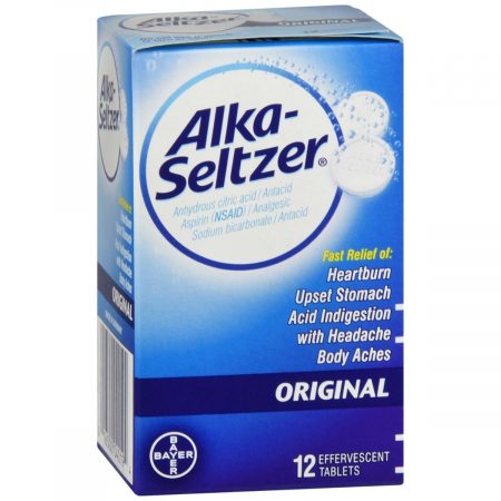 Alka-Seltzer Effervescent Tablets Original - 12 TB