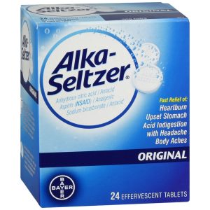 Alka-Seltzer Effervescent Tablets Original - 24 TB