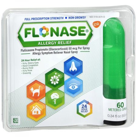 Flonase Allergy Symptom Reliever Nasal Spray - 60 EA