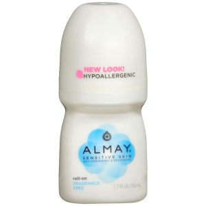 Almay Sensitive Skin Anti-Perspirant & Deodorant Roll-On Fragrance Free - 1.7 OZ