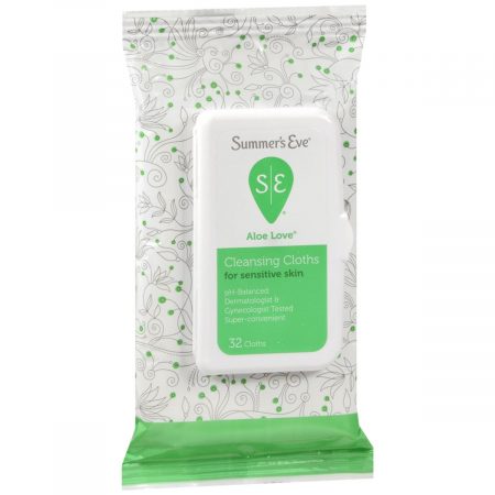 Summer's Eve Cleansing Cloths Aloe Love - 32 EA