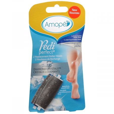 Amope Pedi Perfect Replacement Roller Heads 2 Pack - 2 EA