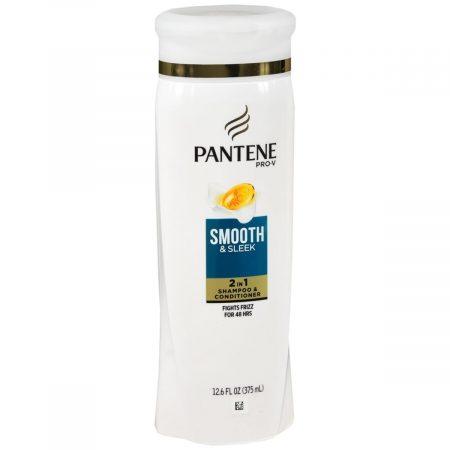 Pantene Pro-V Smooth & Sleek 2 in 1 Shampoo & Conditioner - 12.6 OZ