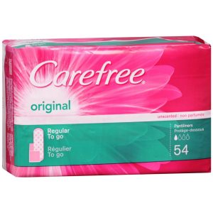 CAREFREE Original Pantiliners To Go Regular Unscented - 54 EA