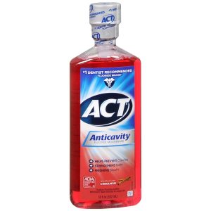 ACT Anticavity Fluoride Mouthwash Cinnamon - 18 OZ