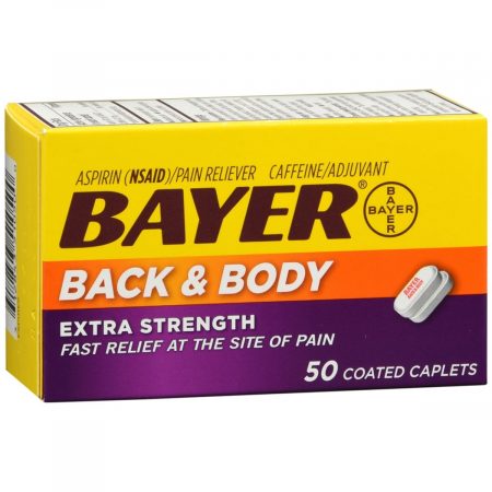 Bayer Back & Body Coated Caplets - 50 CP