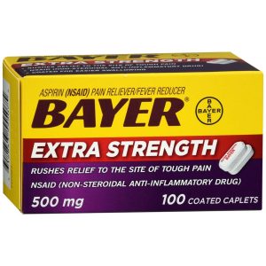 Bayer Extra Strength Aspirin Caplets - 100 CP